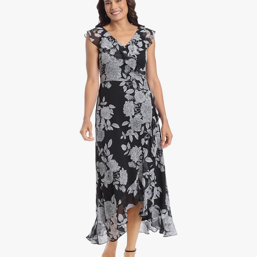 London Time faux wrap chiffon dress - perfect for any summer party or vacation